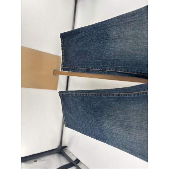 Loft Womens Original Boot Cut Jeans Size 10P Dark Wash Cotton Blend NWT FLAW - Picture 4 of 10